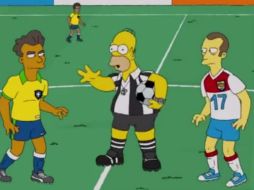En el episodio 'Homero' es reclutado como árbitro de la Copa del Mundo. ESPECIAL /