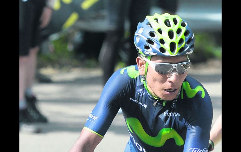 Nairo Quintana se estrena en el Giro de Italia, en el cual marcha en el quinto lugar general. AP /