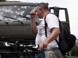 En Donetsk tienen lugar encarnizados combates entre las tropas ucranianas y las milicias separatistas prorrusas. EFE /