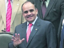 Reculan. Manuel Añorve, en San Lázaro. NTX /