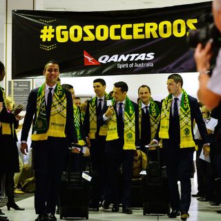 Los Socceroos, primeros en llegar a Brasil