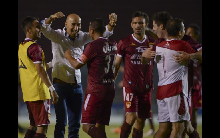 Tecos en su triunfo de la liga de Ascenso MX, clausura 2014. MEXSPORT /