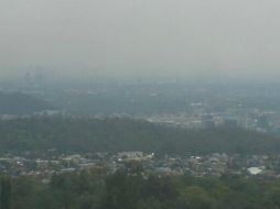 Con 123 puntos de concentración de ozono, el aire es poco saludable para la población. TOMADA DE @AireMexicoDF  /