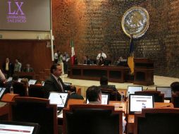 Imagen de la sesión del pleno del Congreso. ESPECIAL /