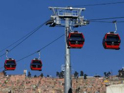 La línea roja es la primera que entra en funcionamiento de las tres previstas en el proyecto. EFE /