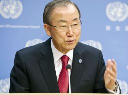 El secretario general de la ONU, Ban Ki-moon, reitera su llamamiento al diálogo contra la violencia en Ucrania. ARCHIVO /