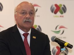 El director general de la Liga Mx, Enrique Bonilla, dió a conocer los datos durante una rueda de prensa. MEXSPORT /