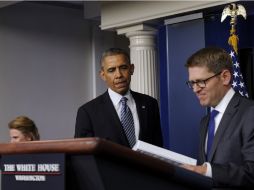 El anuncio lo hizo el presidente Barack Obama, quien afirma que Carney seguirá siendo su amigo. AP /