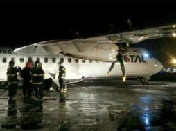 El avión tuvo que sobrevolar el aeropuerto en Manaos para gastar combustible y minimizar riesgos. TOMADA DE @AviationSafety  /