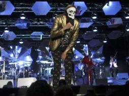 Los canadienses hicieron un recorrido por toda su discografía desde su álbum debut 'Funeral' hasta el más reciente 'Reflektor'. EFE /