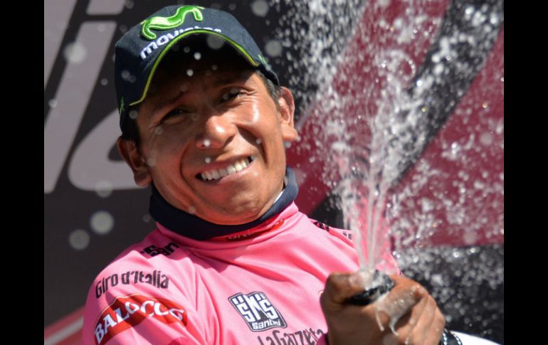 Quintana llega como líder a la última etapa, que será de mero trámite.. AP /