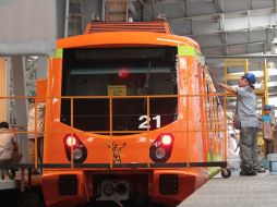 El tren recuperado lleva la leyenda ''Macondo'', la mítica aldea de la obra del Premio Nobel de literatura. ARCHIVO /