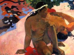 Obra de Paul Gauguin que lleva como nombre 'Aha Oe Feii Aka What Are You Jealous'.Tomada de paul-gauguin.net. ESPECIAL /