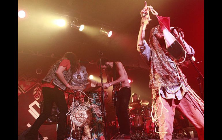 Crystal Fighters complació a los asistentes con temas de su nueva producción y de su anterior álbum.  /