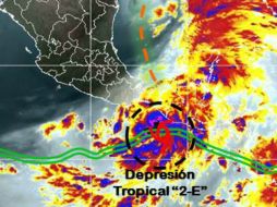 Prevén que el sistema provoque lluvias extraordinarias en Oaxaca y Chiapas. TOMADA DE smn.cna.gob.mx  /
