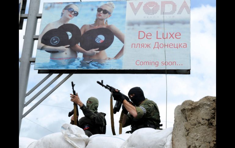 Donetsk está sumida en una anarquía creciente y la región es la más afectada por los combates. AFP /