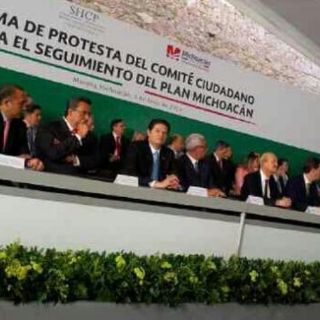 Vallejo y Videgaray toman protesta a Comité Ciudadano en Michoacán