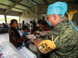 Cuatro regiones del estado de Chiapas siguen en alerta naranja y el resto en alerta amarilla. Foto: ‏@VelascoM_. ESPECIAL /