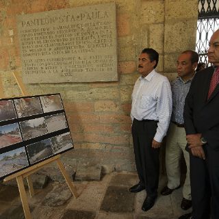 Avanza restauración del Panteón de Belén
