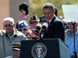 El presidente de Estados Unidos, Barack Obama, durante su discurso. AFP /