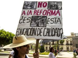 Los amparos contra la reforma educativa se resolverán en audiencias constitucionales planteadas para mediados y finales de junio. ARCHIVO /
