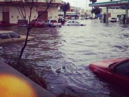 Se prevé que continúen las lluvias en la zona. Tomada de @DiazFDF. ESPECIAL /