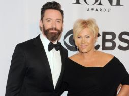 Hugh Jackman y su esposa Deborra-lee Furness. AP /