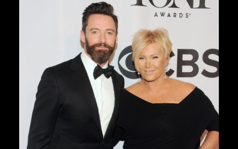 Hugh Jackman y su esposa Deborra-lee Furness. AP /