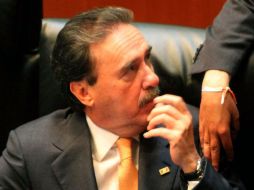 Emilio Gamboa, coordinador de la bancada del PRI, señaló que hay disposición para elevar la competitividad económica. NTX /