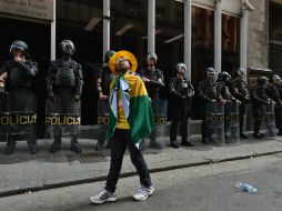 Con el paro del metropolitano, Sao Paulo volvió a vivir este lunes una nueva jornada de kilométricos embotellamientos. AFP /