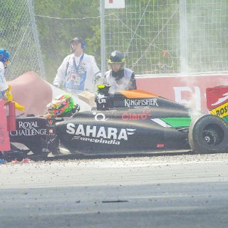Massa, molesto por la forma de conducir de 'Checo'