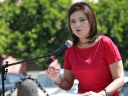 Claudia Delgadillo menciona que siempre apoyará a su estado, cualquiera que sea la decisión. ARCHIVO /