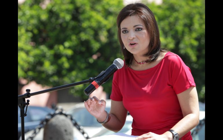 Claudia Delgadillo menciona que siempre apoyará a su estado, cualquiera que sea la decisión. ARCHIVO /