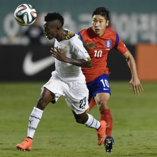Ghana golea 4-0 a Corea del Sur en amistoso