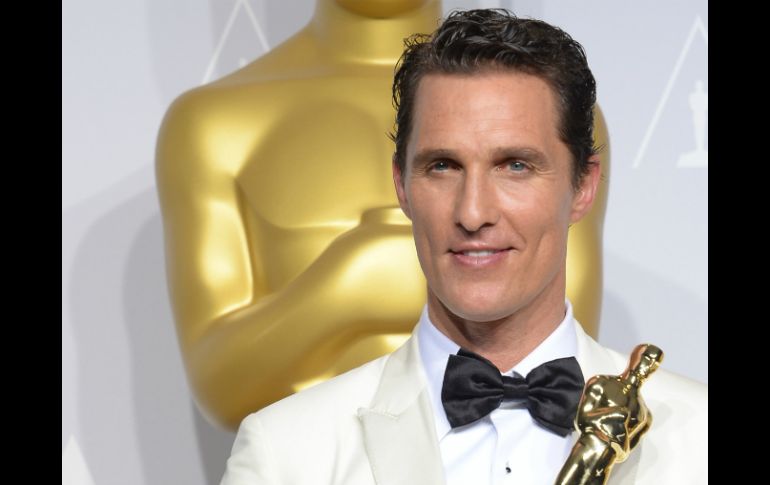 Este año Matthew obtuvo el Oscar a Mejor Actor, el Globo de Oro y los premios SAG. ARCHIVO /