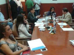 Imagen de la sesión del Comité de Adquisiciones del Congreso de Jalisco. ESPECIAL /