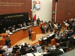 En el Senado inicia la reunión de comisiones unidas, en las que se debate la legislación energética. NTX /