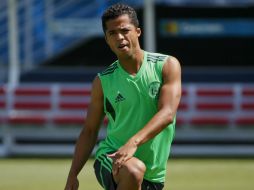 Giovani será el encargado de acompañar a Oribe y anotar los goles del Tricolor. EFE /