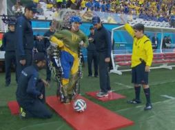 Esta fue la imagen que inundó redes sociales, aunque no se destacó mucho en televisión. Twitter: @TodaPasion. ESPECIAL /