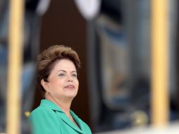 Durante la inauguración del Mundial, la mandataria fue insultada sobre todo cuando su imagen aparecía en televisores. AFP /