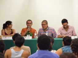 La ponencia 'Construcción de personajes para la escena', contó con la colaboración de dramaturgos de gran trayectoria.  /