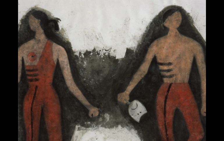 La muestra 'Antagonía. Exposición documental', es integrada por 14 goauches. ESPECIAL /