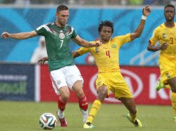 Layún fue parte del triunfo que la Selección consiguió sobre Camerún, sumando sus primeros tres puntos en el Grupo A. EFE /