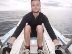 Niall Iain Macdonald tenía previsto remar a través del Atlántico para apoyar una organización especializada en enfermedades mentales. ESPECIAL /