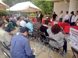 Hernández García enfatizó su apoyo a todas las colonias.Tomada de @ramirohdezg. ESPECIAL /