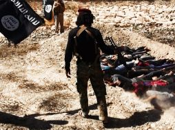 Imágenes difundidas de la matanza perpetrada en Tikrit, Iraq. AFP /