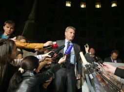 Guenther Oettinger, comisario europeo de Energía, participaba en las negociaciones auspiciadas por la UE. EFE /