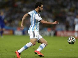 Gonzalo Higuaín compite en la Copa del Mundo Brasil 2014 con la Selección de Argentina. EFE /