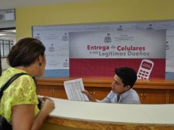 La FGE cuenta con un programa de devolución de teléfonos recuperados desde 2013. ARCHIVO /