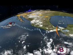 Los remanentes de ''Cristina'' y la Onda Tropical número tres, en el Océano Pacífico, afectan a gran parte del país. ESPECIAL /